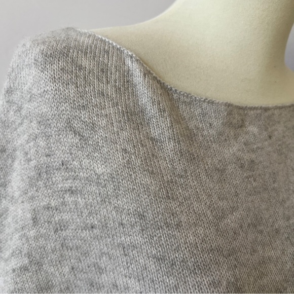 J MCLAUGHLIN BRIDGET PONCHO CASHMERE TEXTURED STRIPE MODERN CHIC ELEGANT… - Picture 6 of 11